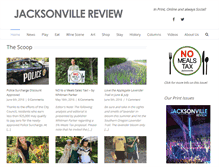 Tablet Screenshot of jacksonvillereview.com